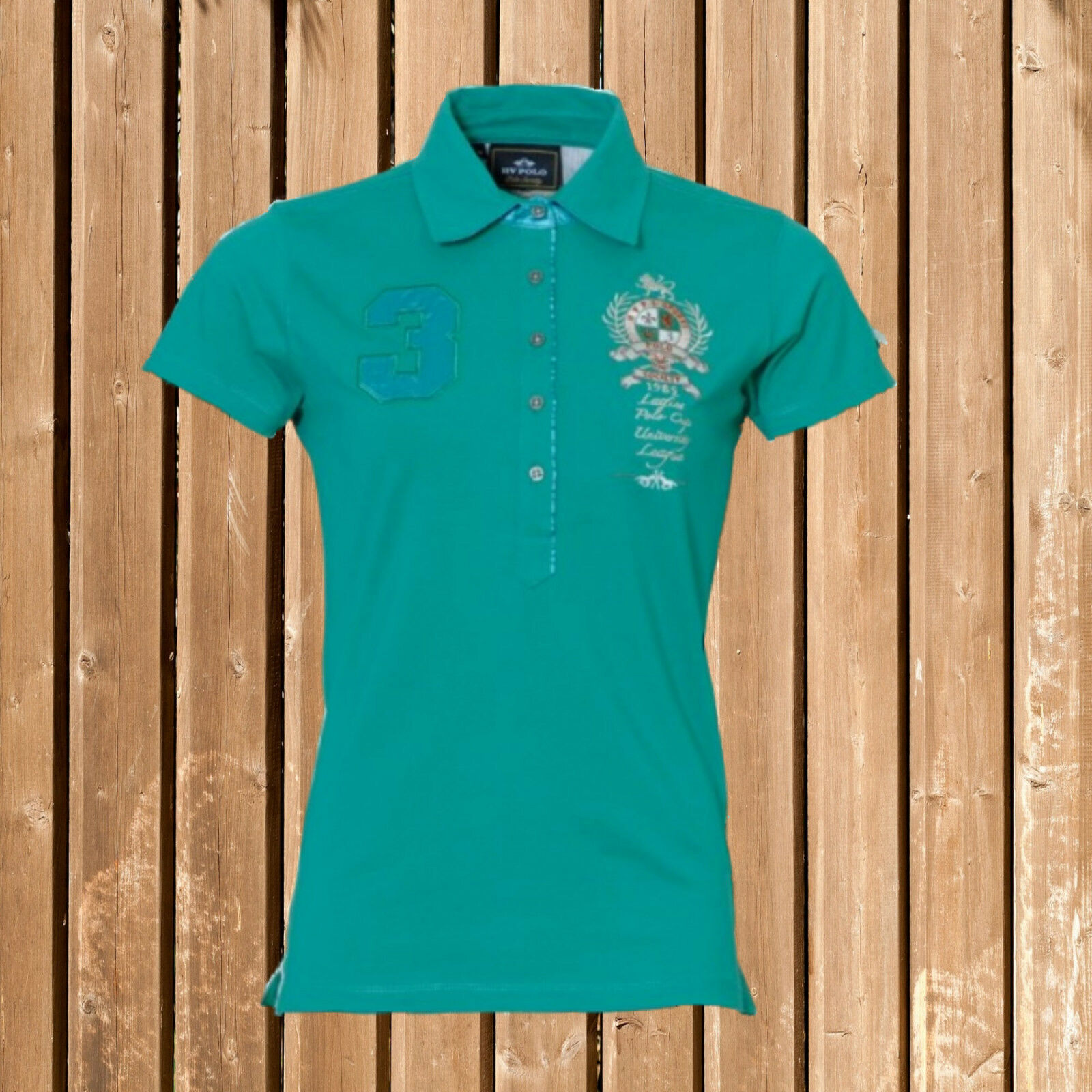HV Polo Damen Poloshirt Berisso, smaragd